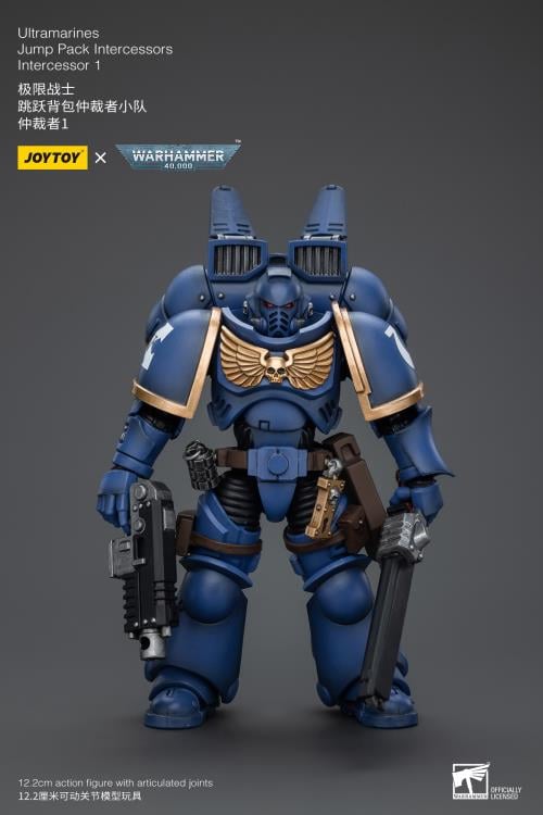Warhammer 40K - Ultramarines - Jump Pack Intercessors Intercessor 1 - 1/18 Scale Action Figure