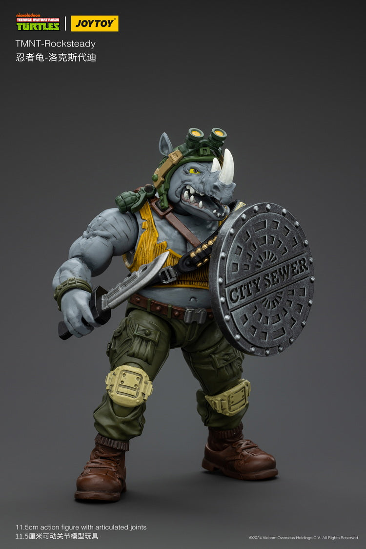 TMNT - 1/18 Scale Teenage Mutant Ninja Turtles - Rocksteady