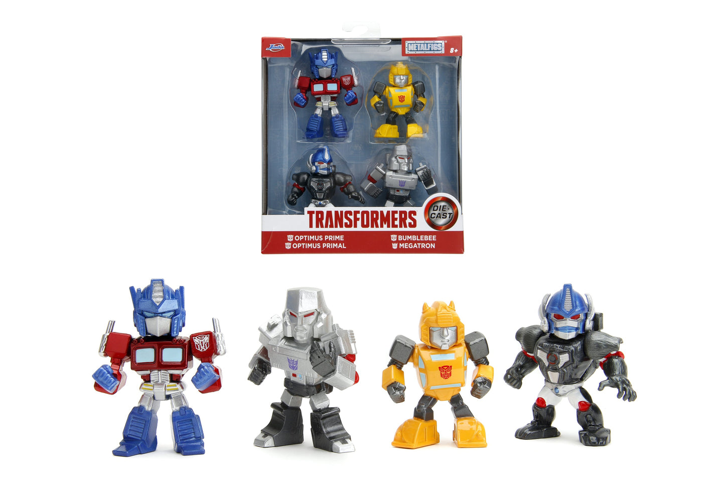 TRANSFORMERS 2.5IN METALFIGS 4-pack