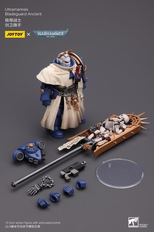 Warhammer 40K - Ultramarines - Bladeguard Ancient 1/18 Scale Action Figure