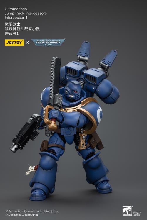Warhammer 40K - Ultramarines - Jump Pack Intercessors Intercessor 1 - 1/18 Scale Action Figure