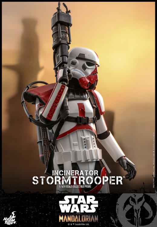The Mandalorian TMS012 Incinerator Stormtrooper 1/6 Scale Collectible Figure ( Opened Box )