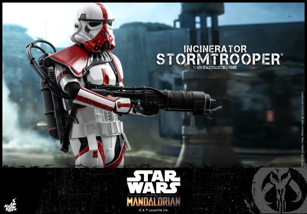 The Mandalorian TMS012 Incinerator Stormtrooper 1/6 Scale Collectible Figure ( Opened Box )