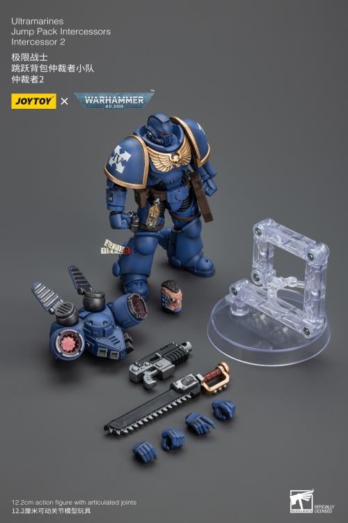 Warhammer 40K - Ultramarines - Jump Pack Intercessors Intercessor 2 - 1/18 Scale Action Figure