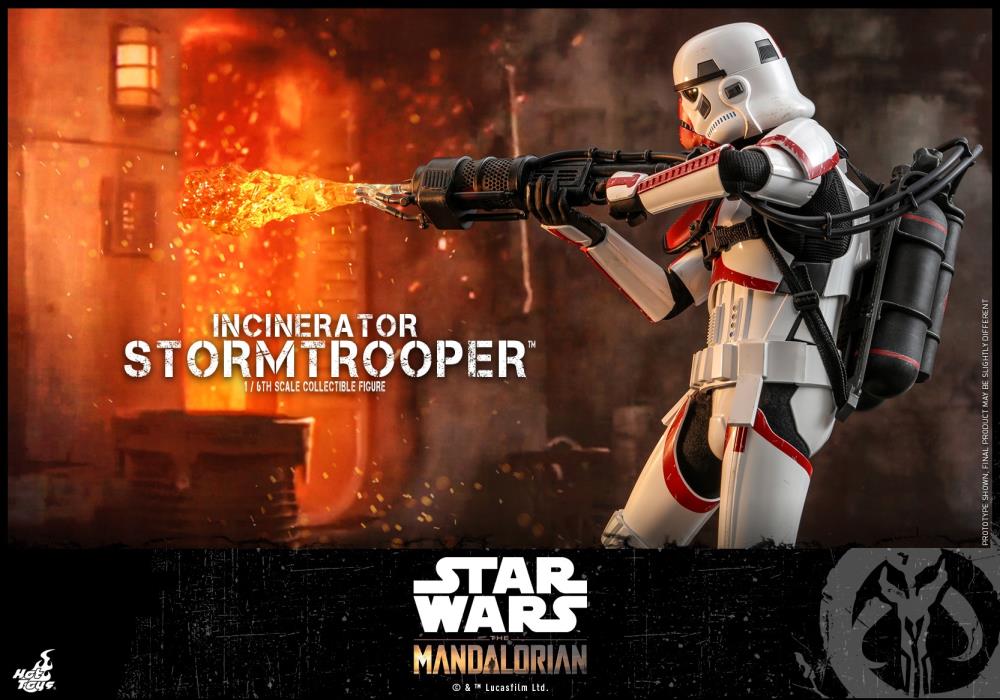 The Mandalorian TMS012 Incinerator Stormtrooper 1/6 Scale Collectible Figure ( Opened Box )