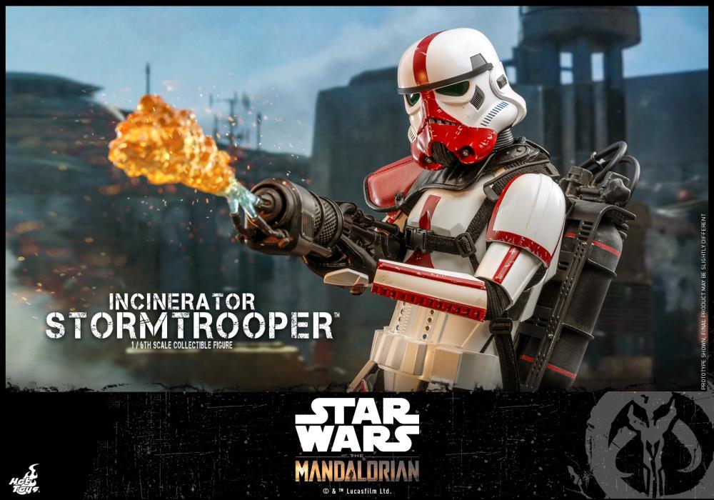 The Mandalorian TMS012 Incinerator Stormtrooper 1/6 Scale Collectible Figure ( Opened Box )