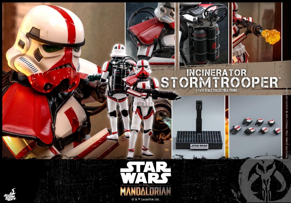 The Mandalorian TMS012 Incinerator Stormtrooper 1/6 Scale Collectible Figure ( Opened Box )