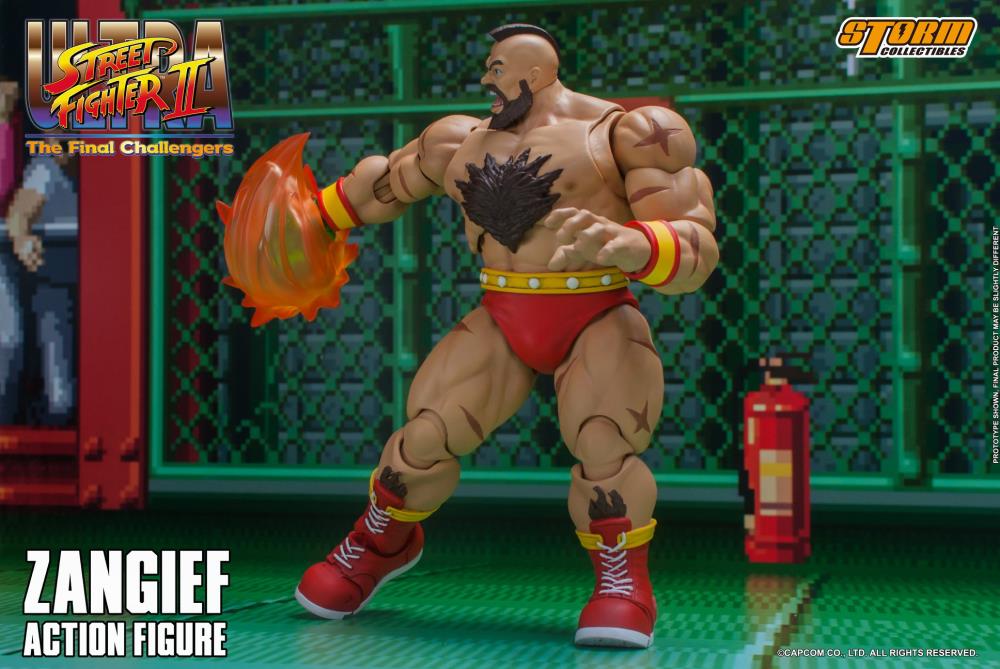 Zangief Ultra Street Fighter II: The Final Challenger", Storm Collectibles Action Figure