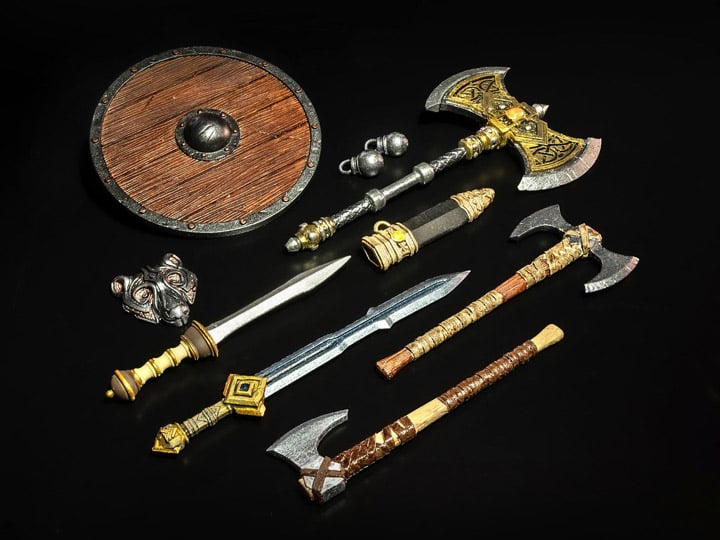Mythic Legions - Rising Sons Barbarian Weapons Pack