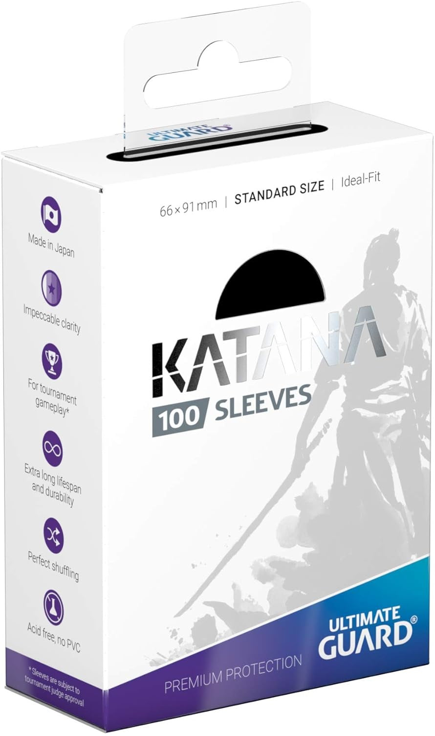 Ultimate Guard: Katana Sleeves: Black