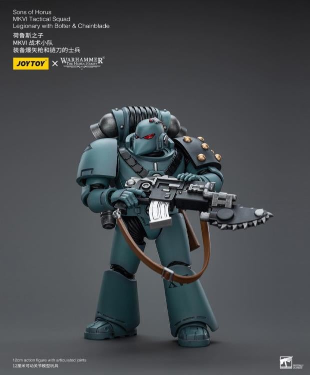 Warhammer 40K - The Horus Heresy - Sons of Horus  - MKVI Tactical Squad Legionary with Bolter & Chainblade