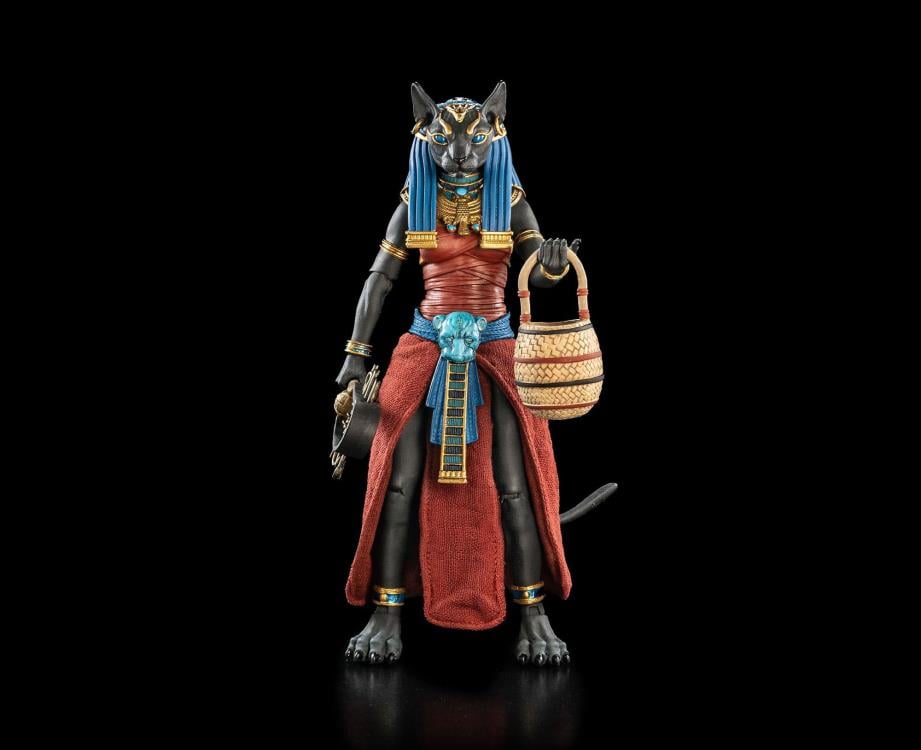 Mythic Legions - 2025 Retailer Wave - Figura Obscura - Bastet (Black and Red Ver.)