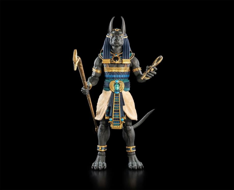 Mythic Legions - 2025 Retailer Wave - Figura Obscura -  Anubis (Black and Blue Ver.)