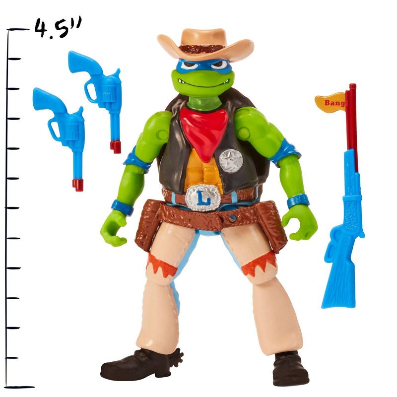 Teenage Mutant Ninja Turtles: Mutant Mayhem Cowboy Leo Action Figure