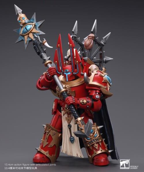 Warhammer 40k - Chaos Space Marines - Crimson Slaughter Sorcerer Lord in Terminator Armour