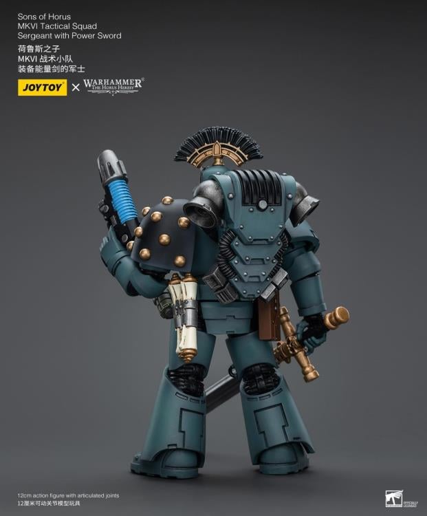 Warhammer 40K - The Horus Heresy - Sons of Horus  - MKVI Tactical Squad Sergeant with Power Sword