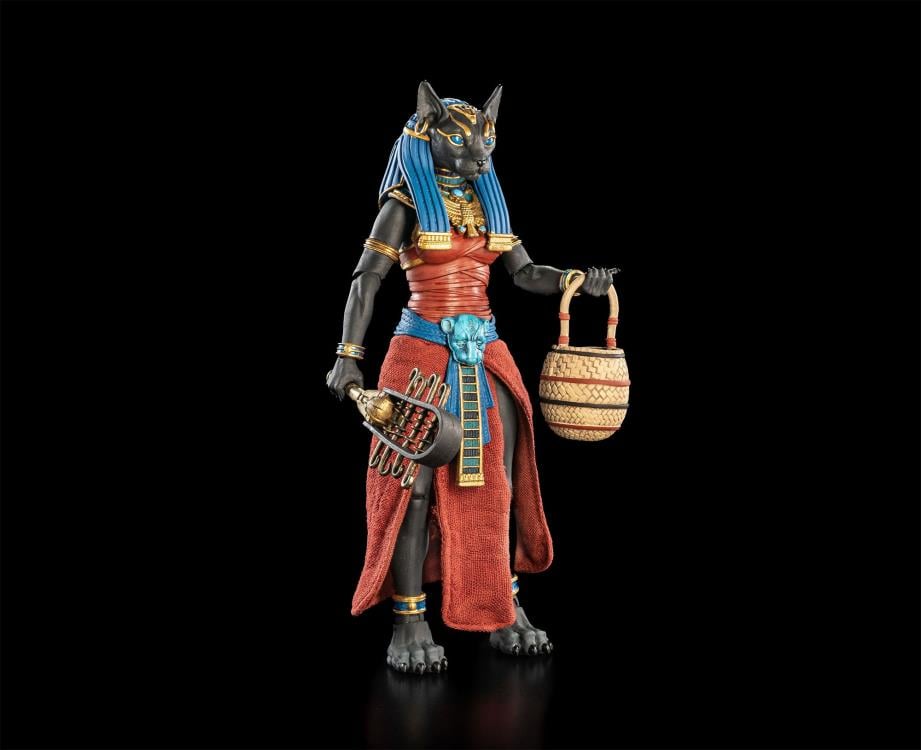 Mythic Legions - 2025 Retailer Wave - Figura Obscura - Bastet (Black and Red Ver.)