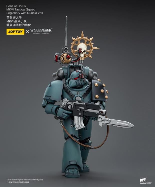 Warhammer 40K - The Horus Heresy - Sons of Horus  - MKVI Tactical Squad Legionary with Nuncio Vox