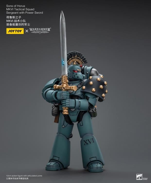 Warhammer 40K - The Horus Heresy - Sons of Horus  - MKVI Tactical Squad Sergeant with Power Sword