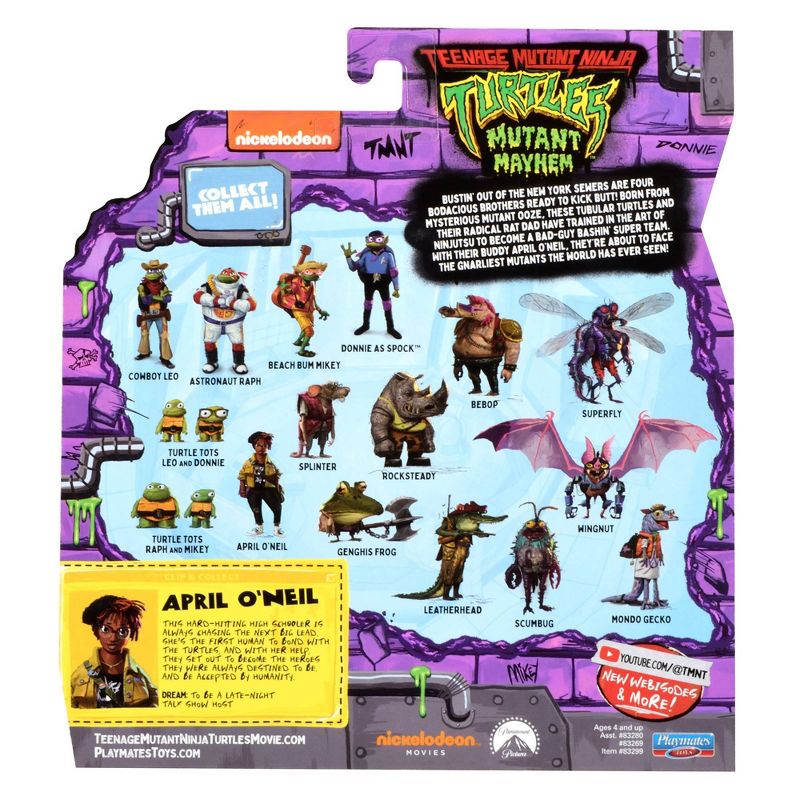 Teenage Mutant Ninja Turtles: Mutant Mayhem April O'Neil Action Figure