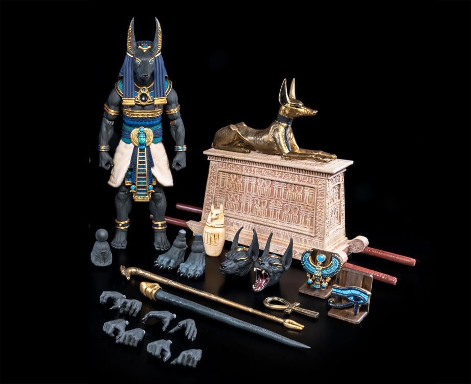 Mythic Legions - 2025 Retailer Wave - Figura Obscura -  Anubis (Black and Blue Ver.)