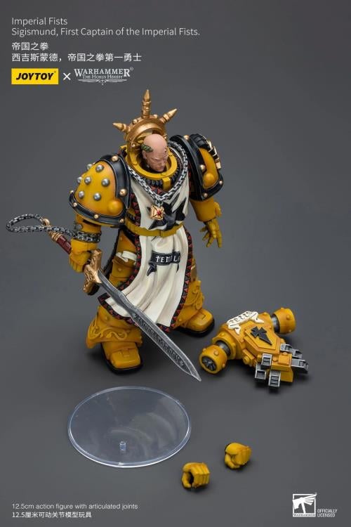 Warhammer 40K - Imperial Fists - Sigismund First Captain of the Imperial Fists