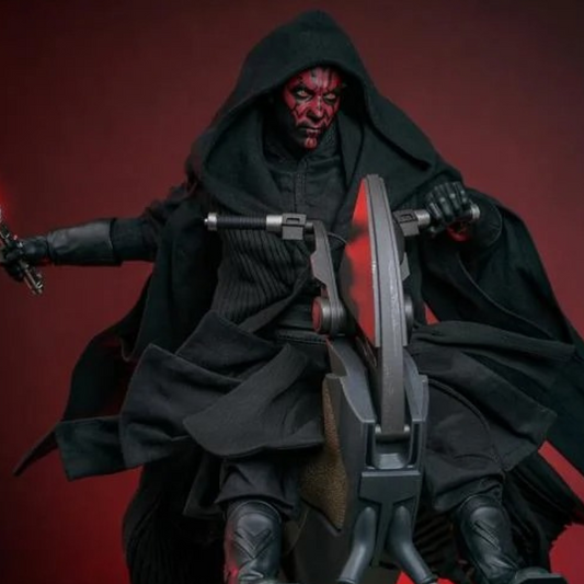 Star Wars: The Phantom Menace - Darth Maul With Sith Speeder 1/6th Scale Collectible Figure Set - MMS749