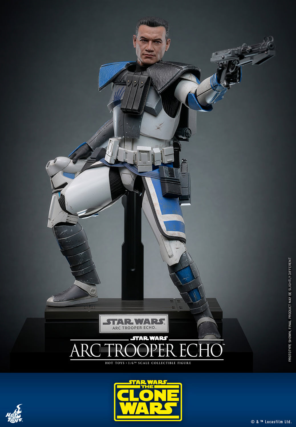 Star Wars: The Clone Wars - Arc Trooper Echo 1/6th Scale Collectible Figure - TMS133