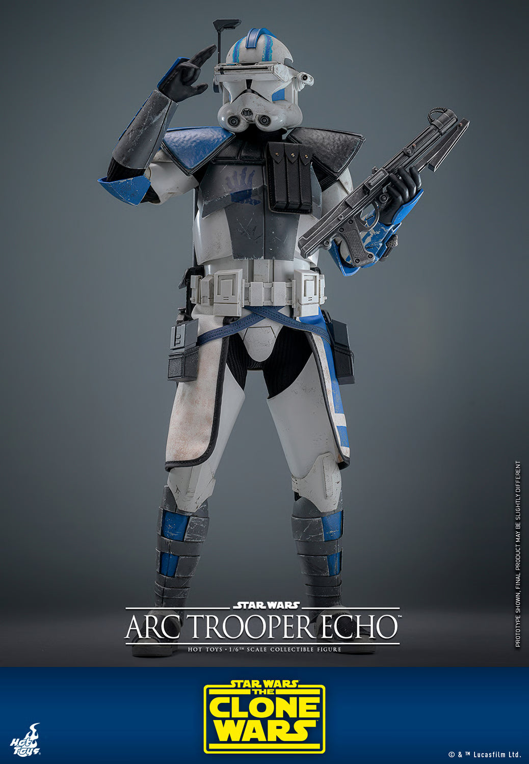 Star Wars: The Clone Wars - Arc Trooper Echo 1/6th Scale Collectible Figure - TMS133