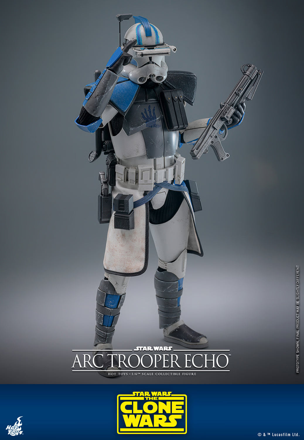 Star Wars: The Clone Wars - Arc Trooper Echo 1/6th Scale Collectible Figure - TMS133