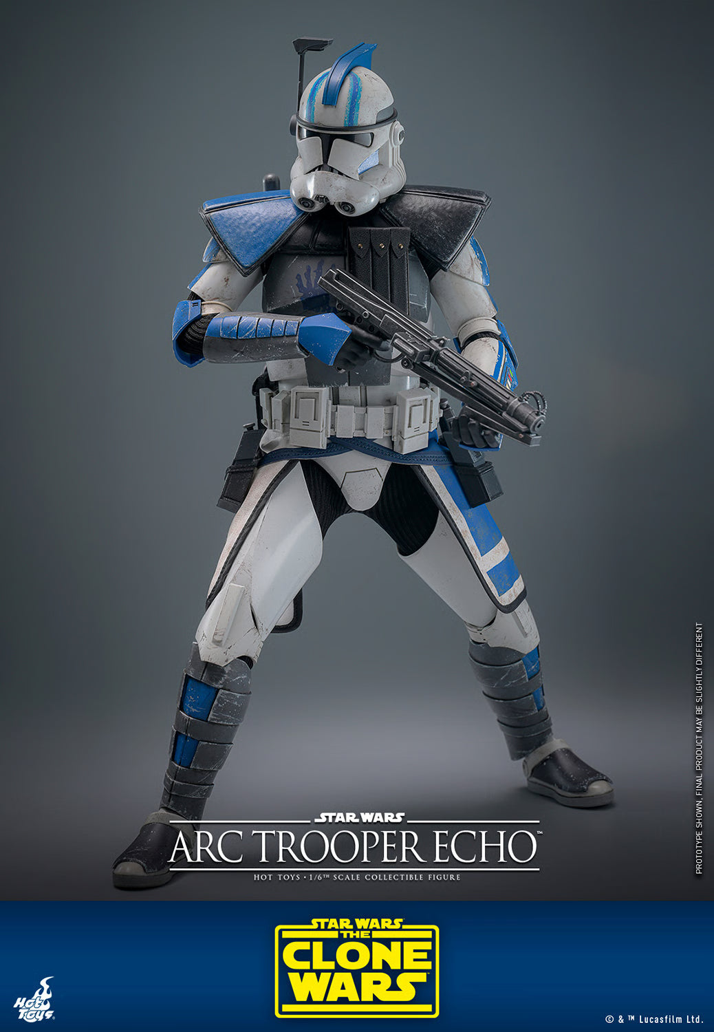 Star Wars: The Clone Wars - Arc Trooper Echo 1/6th Scale Collectible Figure - TMS133