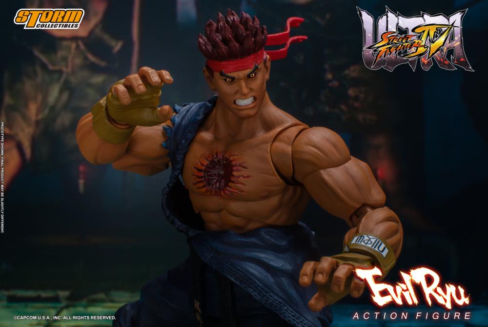 storm collectibles Ultra Street Fighter IV Evil Ryu 1/12 Scale Figure