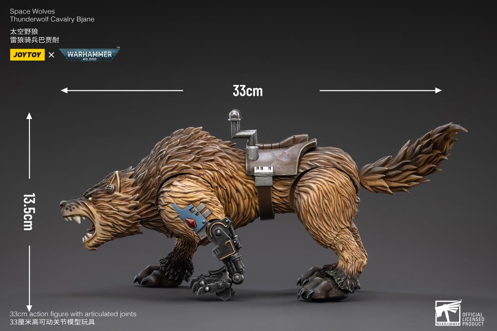 Warhammer 40K-  Space Wolves - Thunderwolf Cavalry Bjane