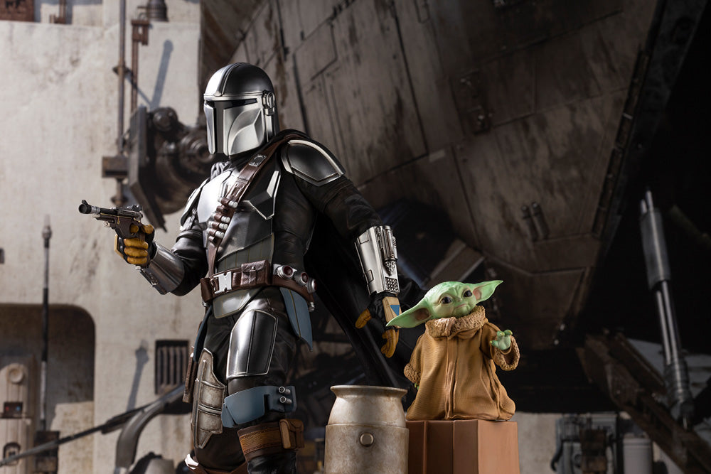 The Mandalorian and The Child Statue by KOTOBUKIYA ArtFX Star Wars