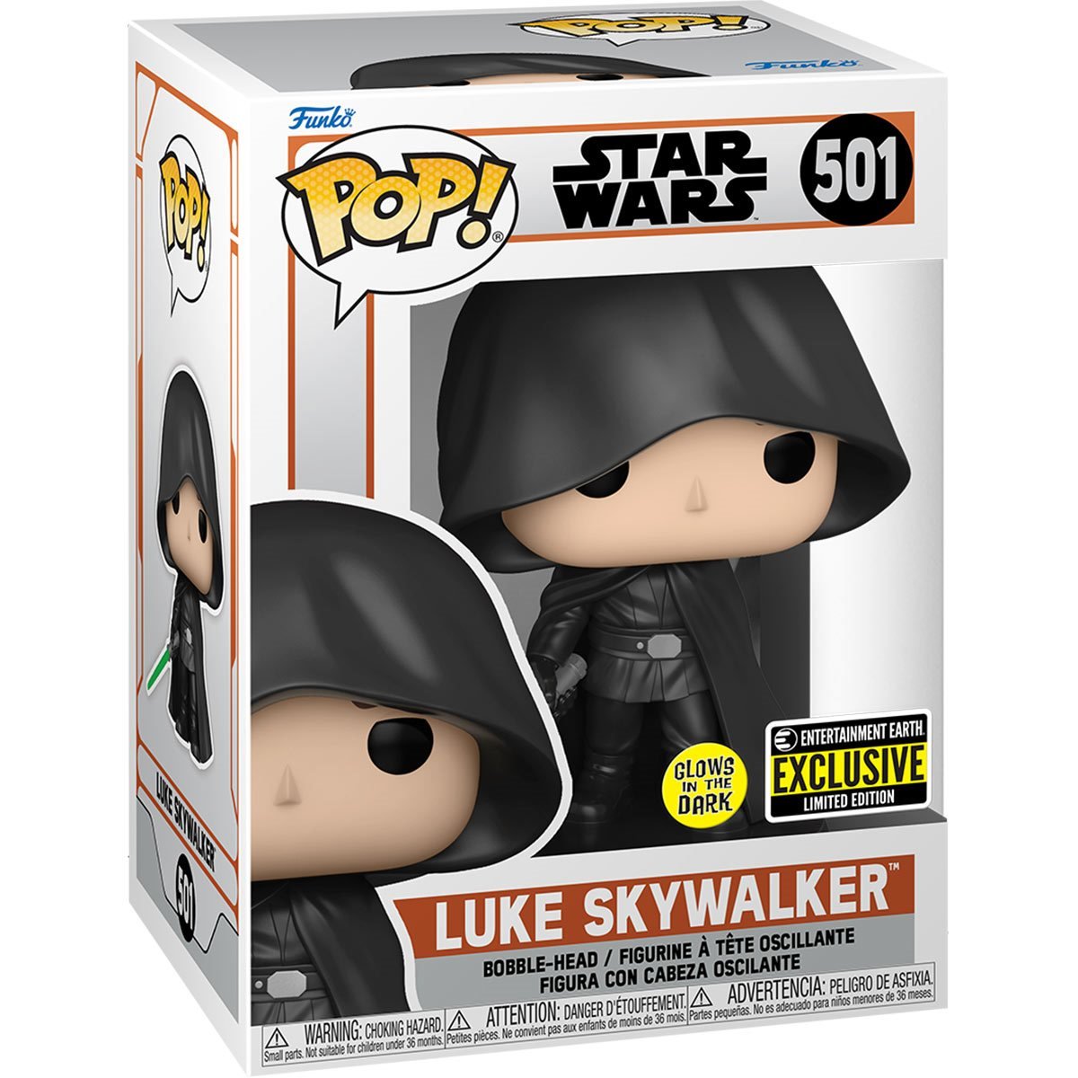 Star Wars: The Mandalorian Luke Glow-in-the-Dark Pop! Vinyl Figure - Exclusive