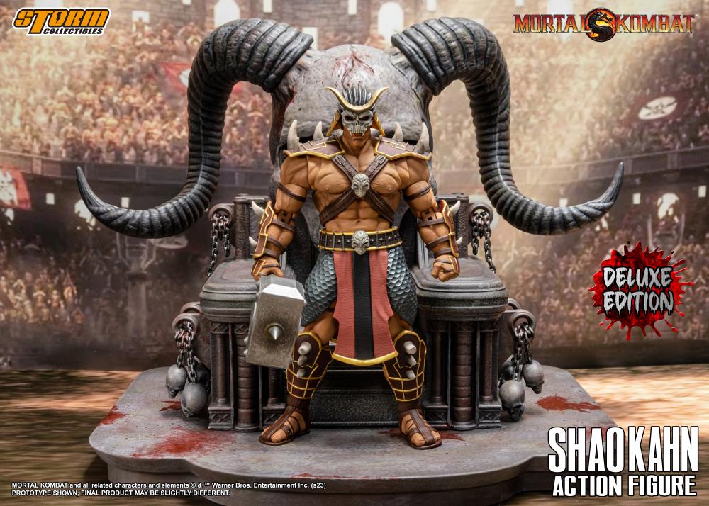 Storm Collectibles - Mortal Kombat Shao Kahn - Deluxe - 1/12 Scale (Sub-Par Packaging)