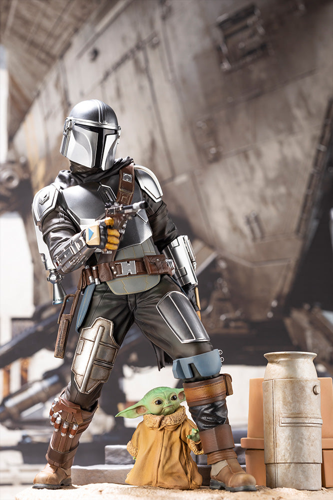 The Mandalorian and The Child Statue by KOTOBUKIYA ArtFX Star Wars