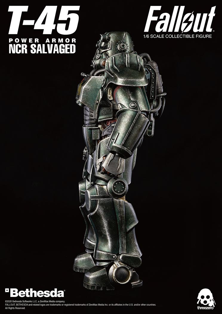 ThreeZero Fallout T-45 NCR Salvaged Power Armor
