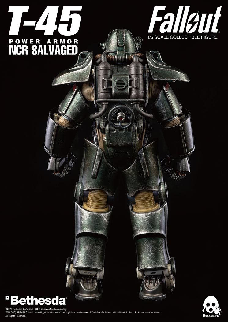 ThreeZero Fallout T-45 NCR Salvaged Power Armor