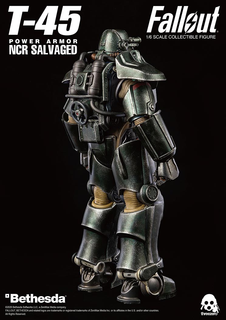 ThreeZero Fallout T-45 NCR Salvaged Power Armor