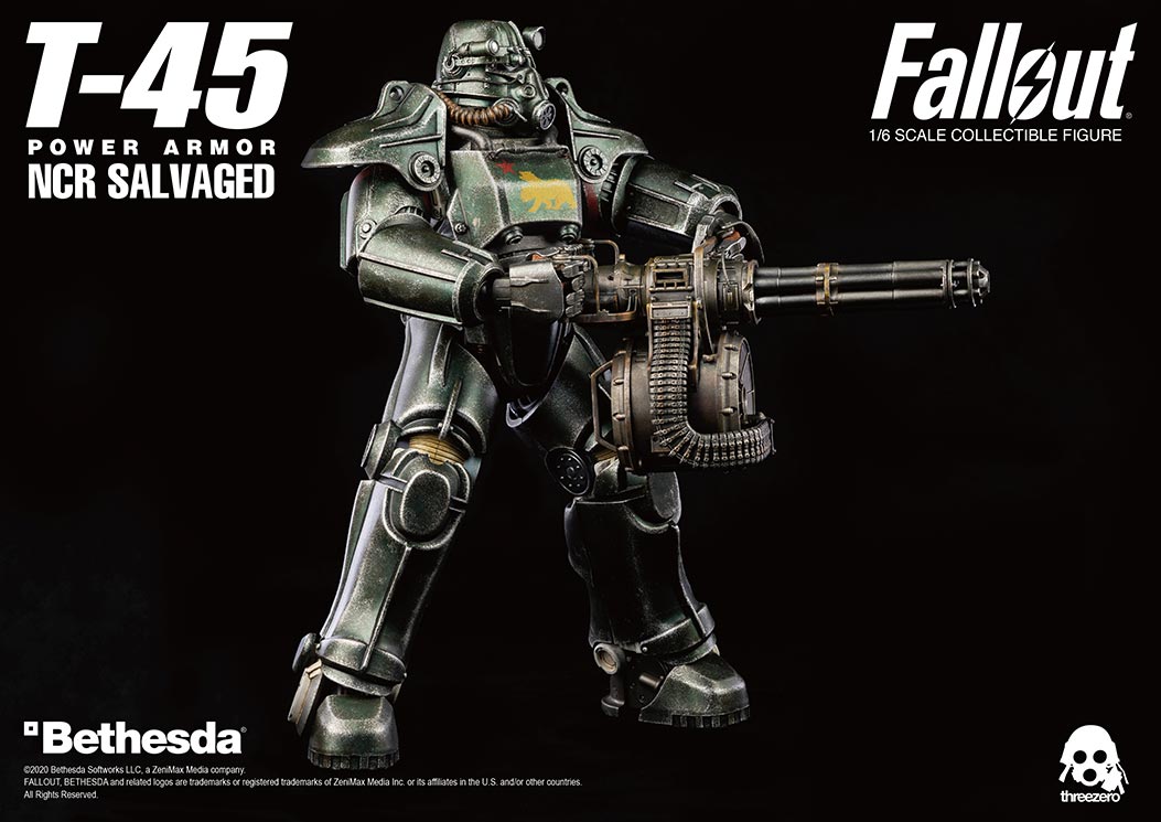 ThreeZero Fallout T-45 NCR Salvaged Power Armor