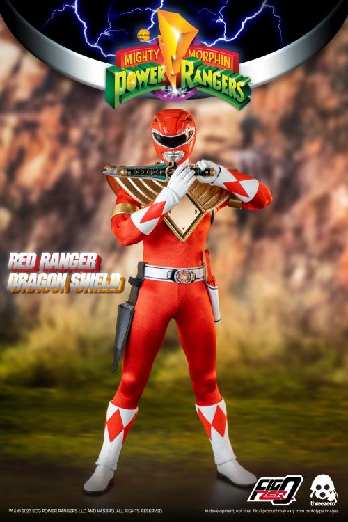 ThreeZero - Mighty Morphin Power Rangers - Dragon Shield Red Ranger 1/6 Sc - Exclusive