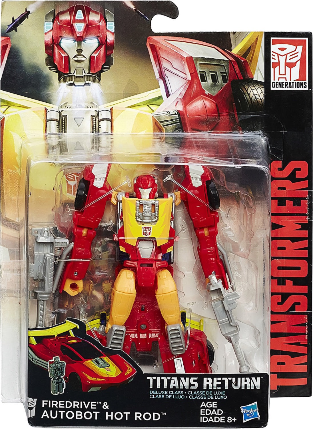 Transformers Titans Return Firedrive & Autobot Hot Rod (Sub-Par Packaging)