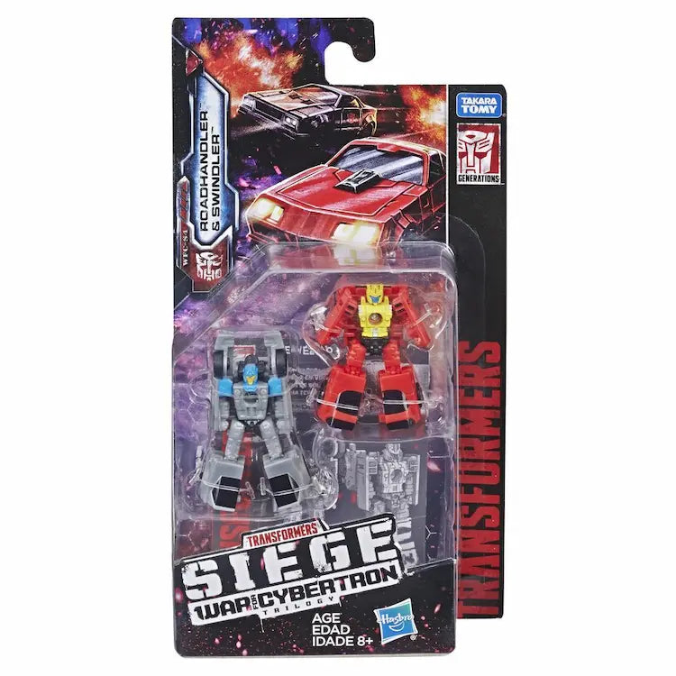 Transformers War for Cybertron Siege Series Roadhandler & Swindler