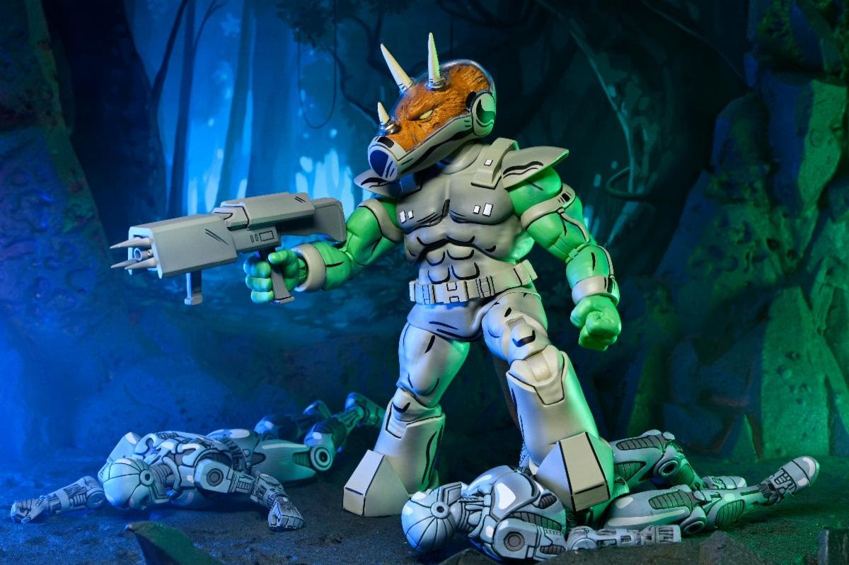 Teenage Mutant Ninja Turtles (Mirage Comics) - 7” Scale Action Figure - Shock Commando Triceraton (Preorder Aug 2026)