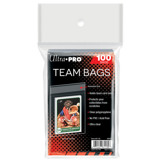 Ultra Pro - Team Bags Resealable Sleeves (100ct)