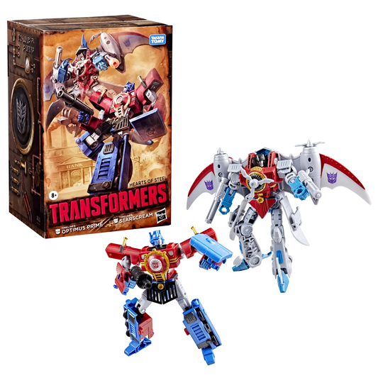 Transformers Timelines Comic Edition Optimus Prime and Starscream