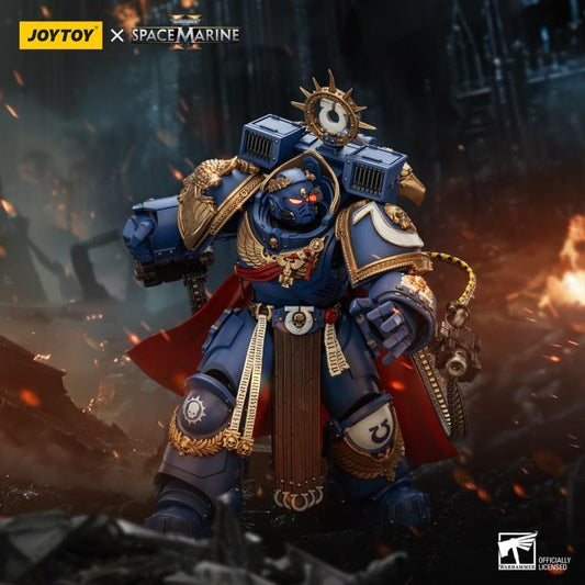 Warhammer 40K - Ultramarines - Space Marine 2 - Marneus Calgar Chapter Master with MKX Gravis Armour and Gauntlets of Ultramar
