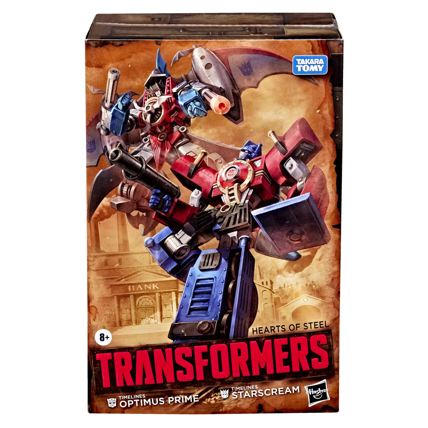 Transformers Timelines Comic Edition Optimus Prime and Starscream
