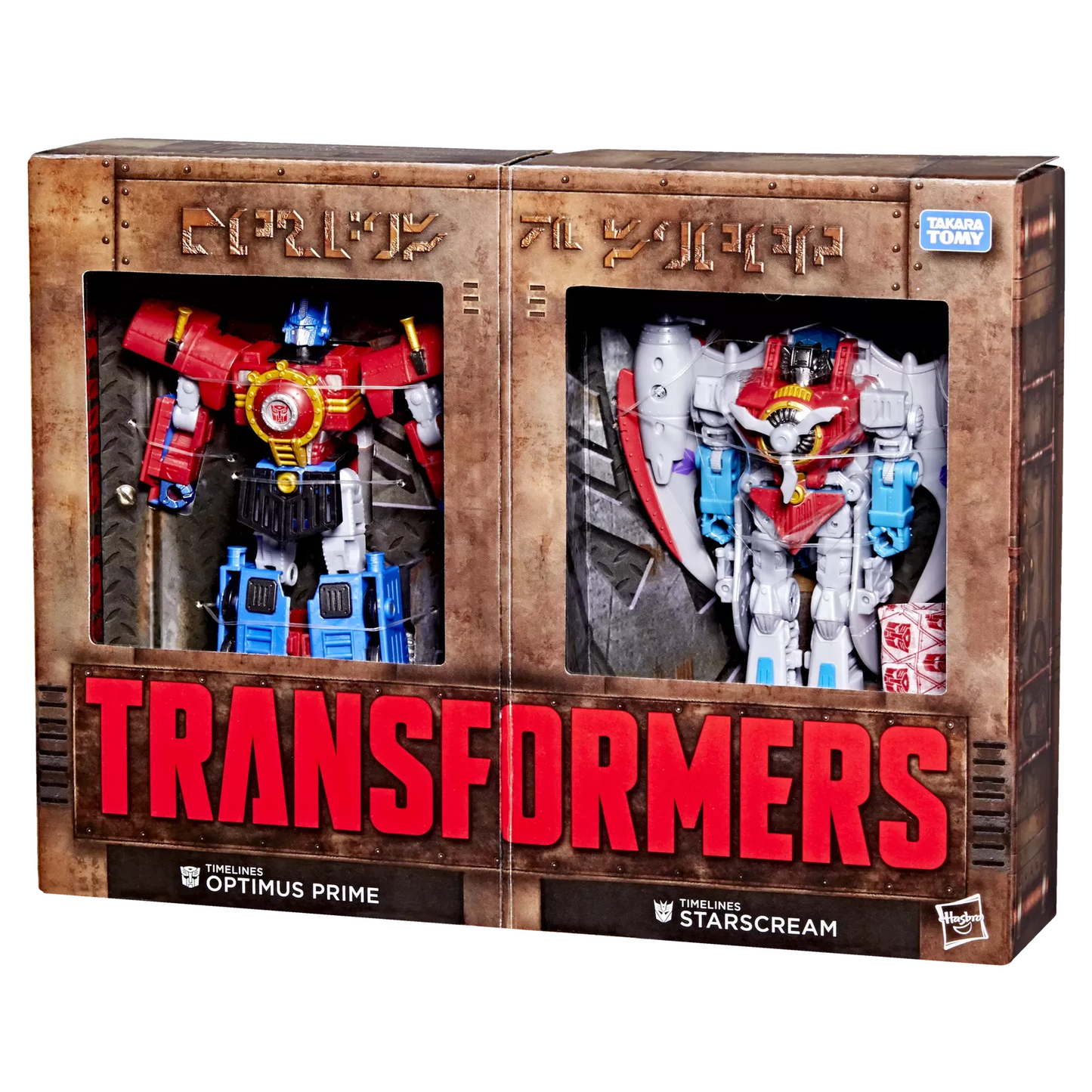 Transformers Timelines Comic Edition Optimus Prime and Starscream